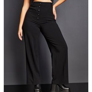 Black high waist dress pants